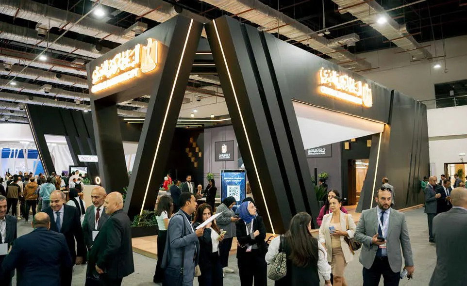 Visitors at the Central Bank of Egypt stand, PAFIX 2025
