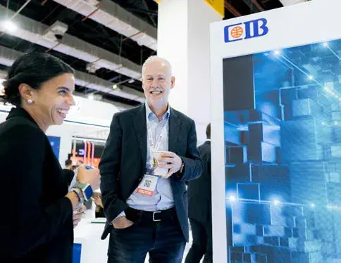 A conversation at the CIB stand, PAFIX 2025