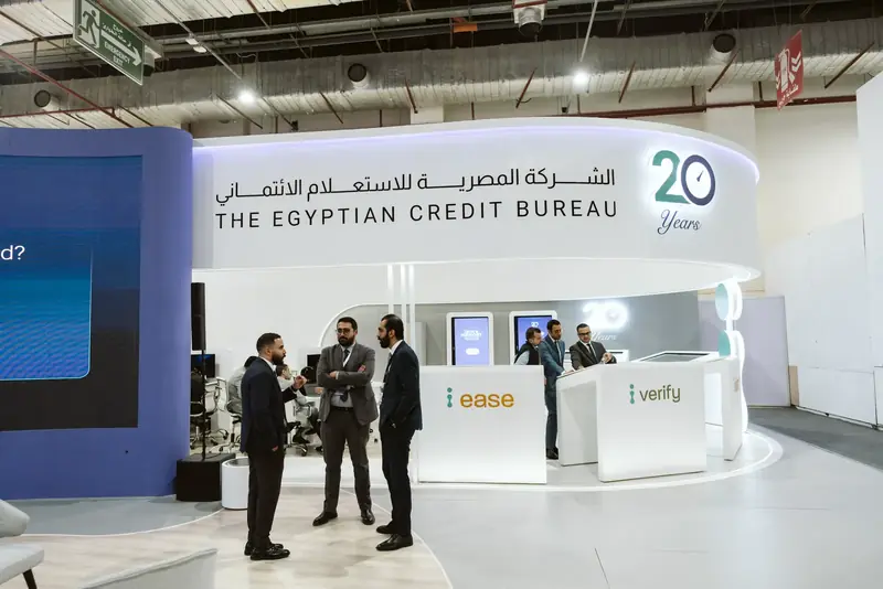 The Egyptian Credit Bureau (iScore) stand marking 20 years, PAFIX 2025