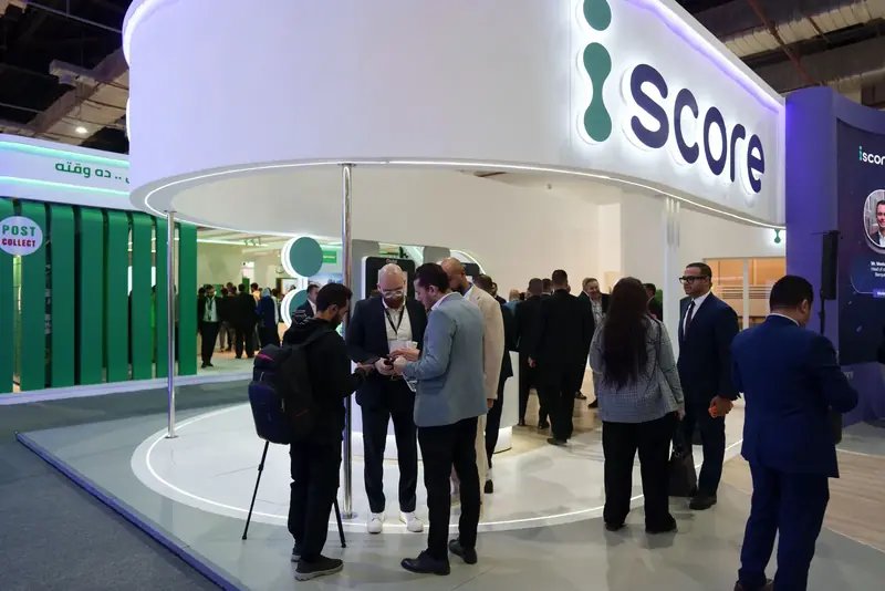 Visitors at the iScore stand, PAFIX 2025