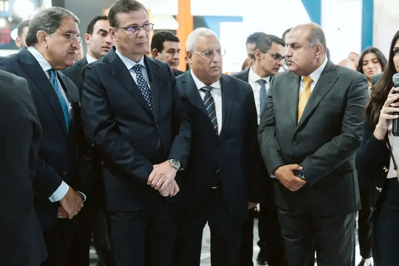 Officials on the opening tour of the PAFIX 2025 hall