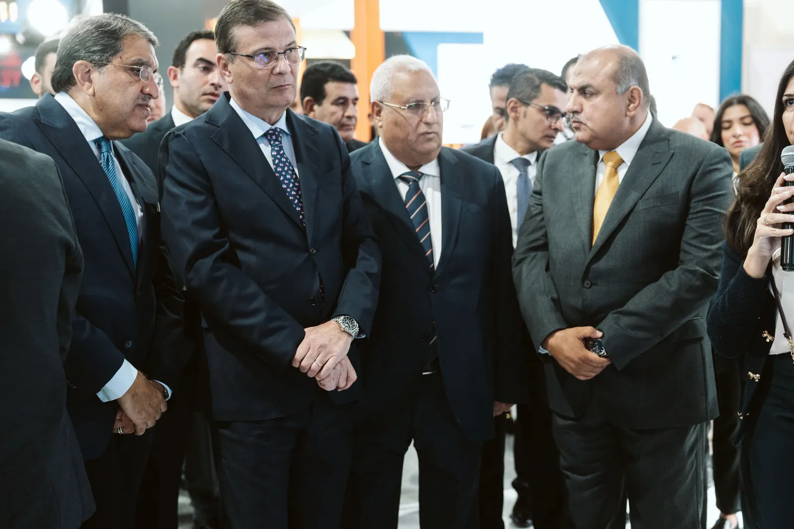 Officials on the opening tour of the PAFIX 2025 hall