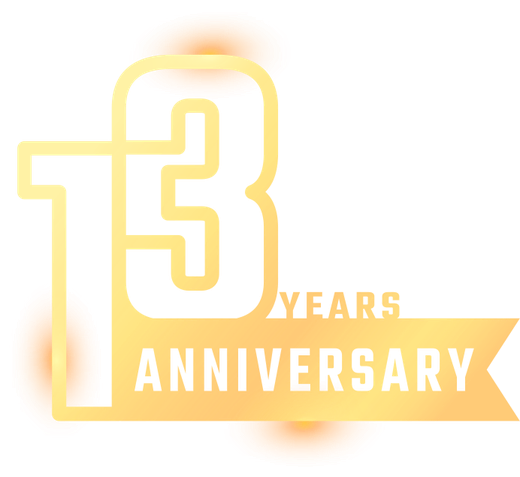 13 years anniversary